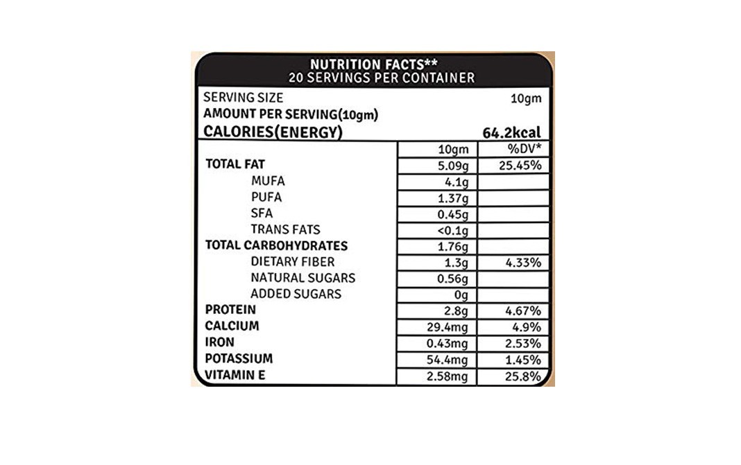 Raw Pressery Almond Butter, Unsweetened    Glass Jar  200 grams